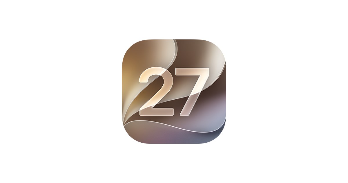 ไอคอน iOS 27 จากหน้าเว็บทางการของ Apple