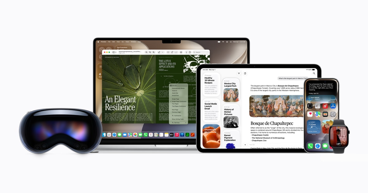 ภาพประชาสัมพันธ์ Siri AI จาก Apple