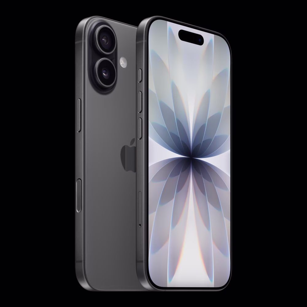 iPhone 17 Black ภาพสินค้าทางการจาก Apple ด้านหน้าและด้านหลัง