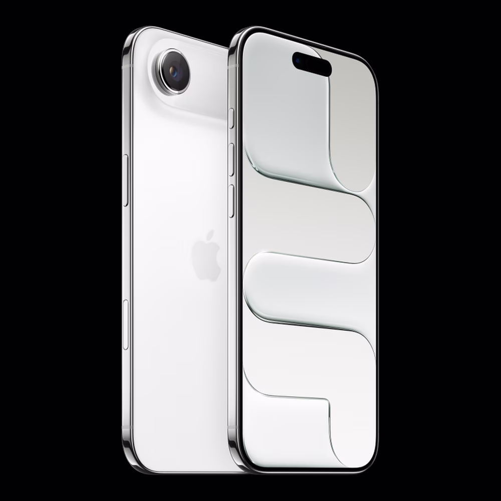 iPhone Air Cloud White ภาพสินค้าทางการจาก Apple ด้านหน้าและด้านหลัง